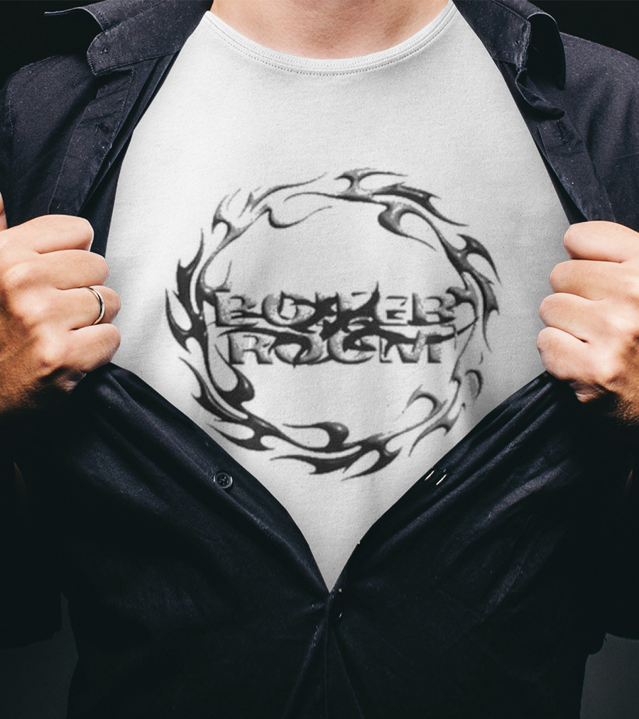 Boiler Room Tribal Flame Circle T-Shirt