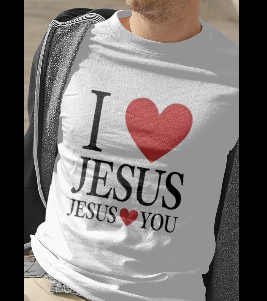 Bryce Crawford I Heart Jesus Jesus Loves You T-Shirt