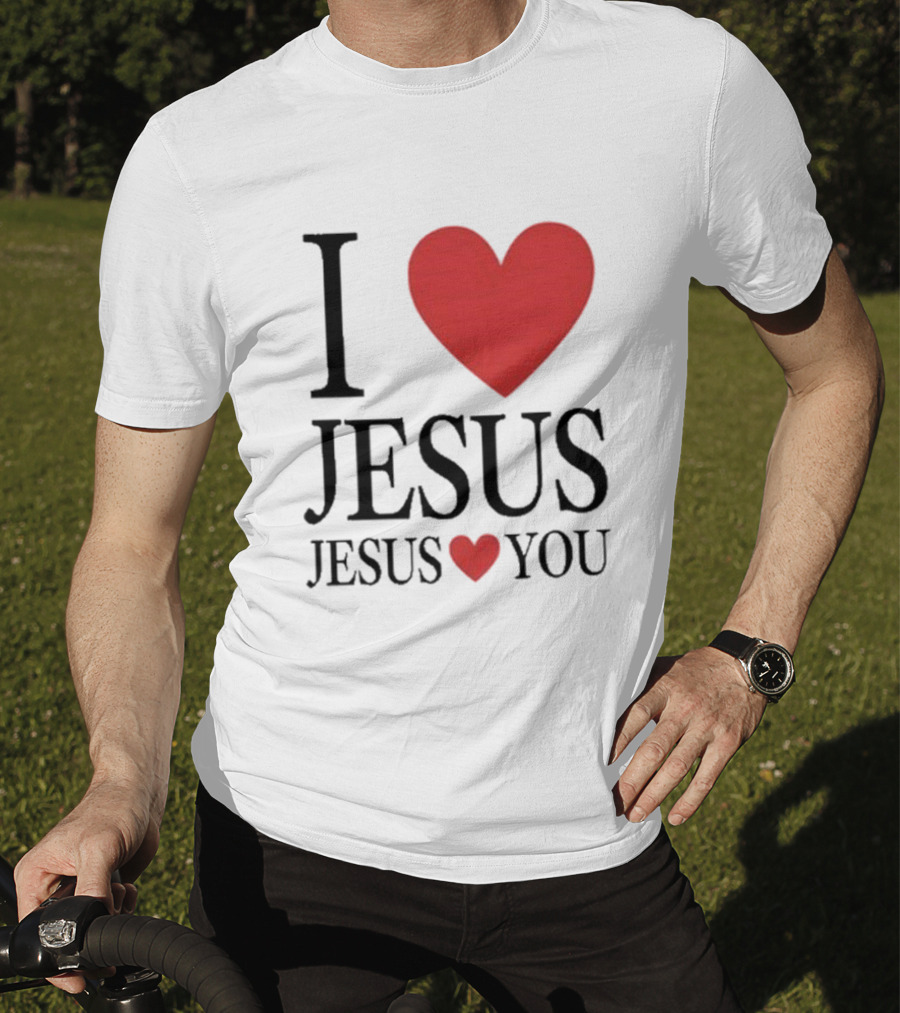 Bryce Crawford I Heart Jesus Jesus Loves You T-Shirt