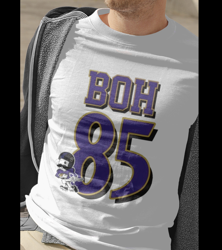 BOH 85 Game Day Football Player T-Shirt
