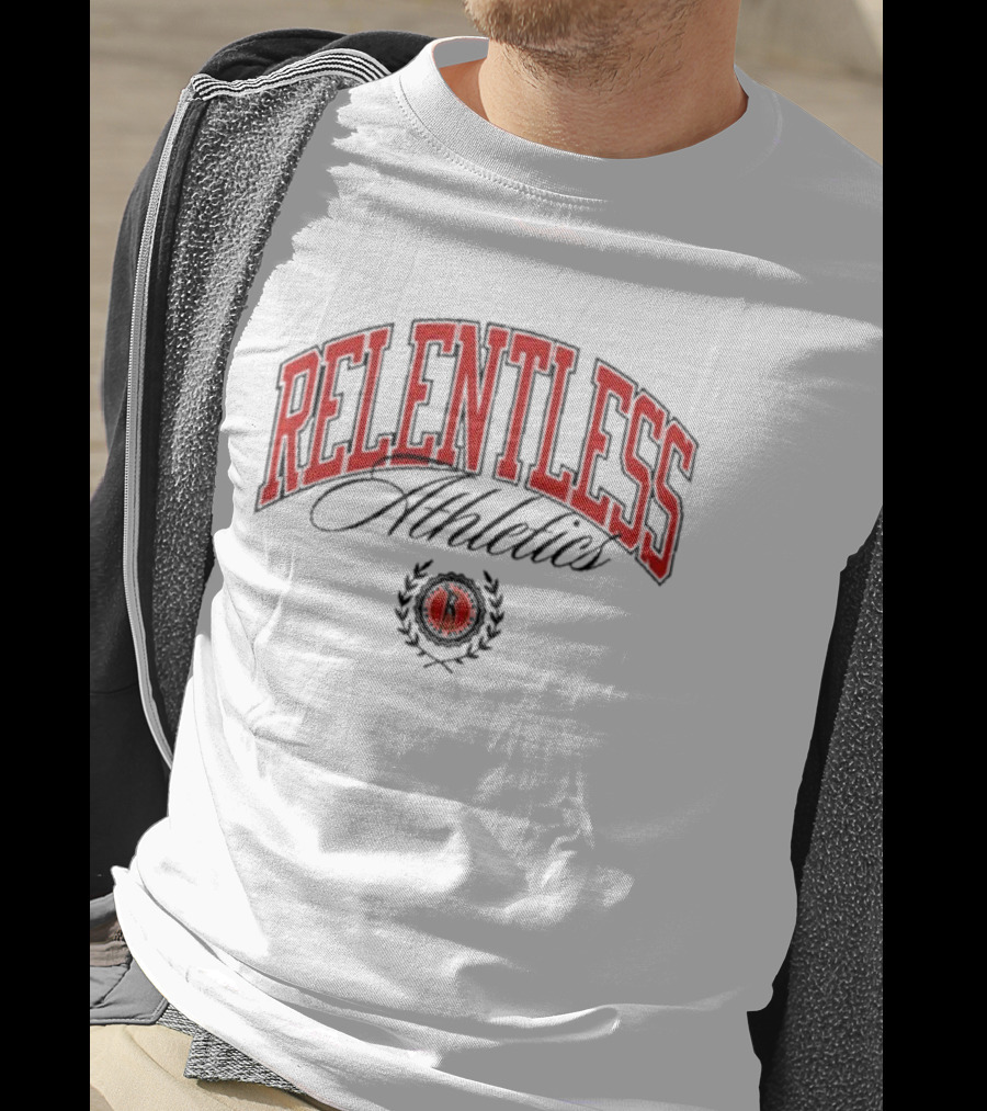 Relentless Athletics Jesse James West Logo Badge T-Shirt