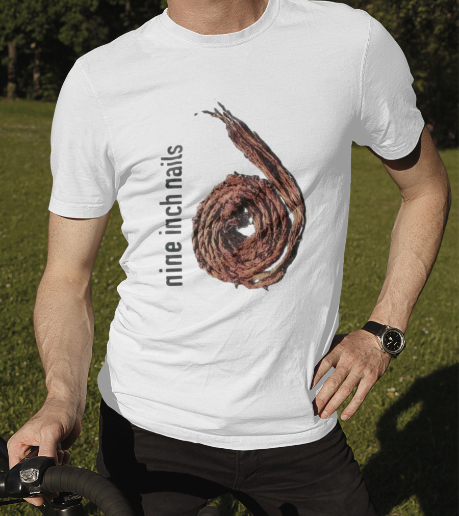 Nine Inch Nails Rope Coil Black T-Shirt