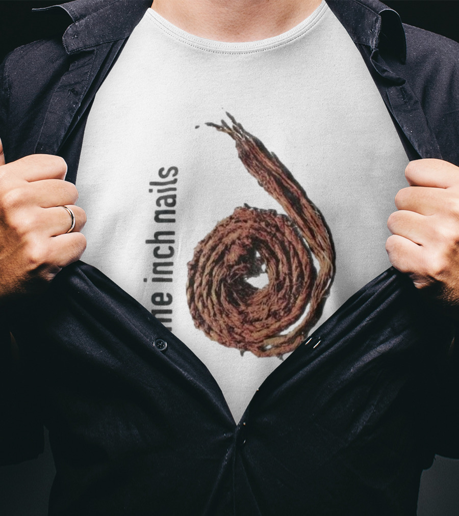 Nine Inch Nails Rope Coil Black T-Shirt