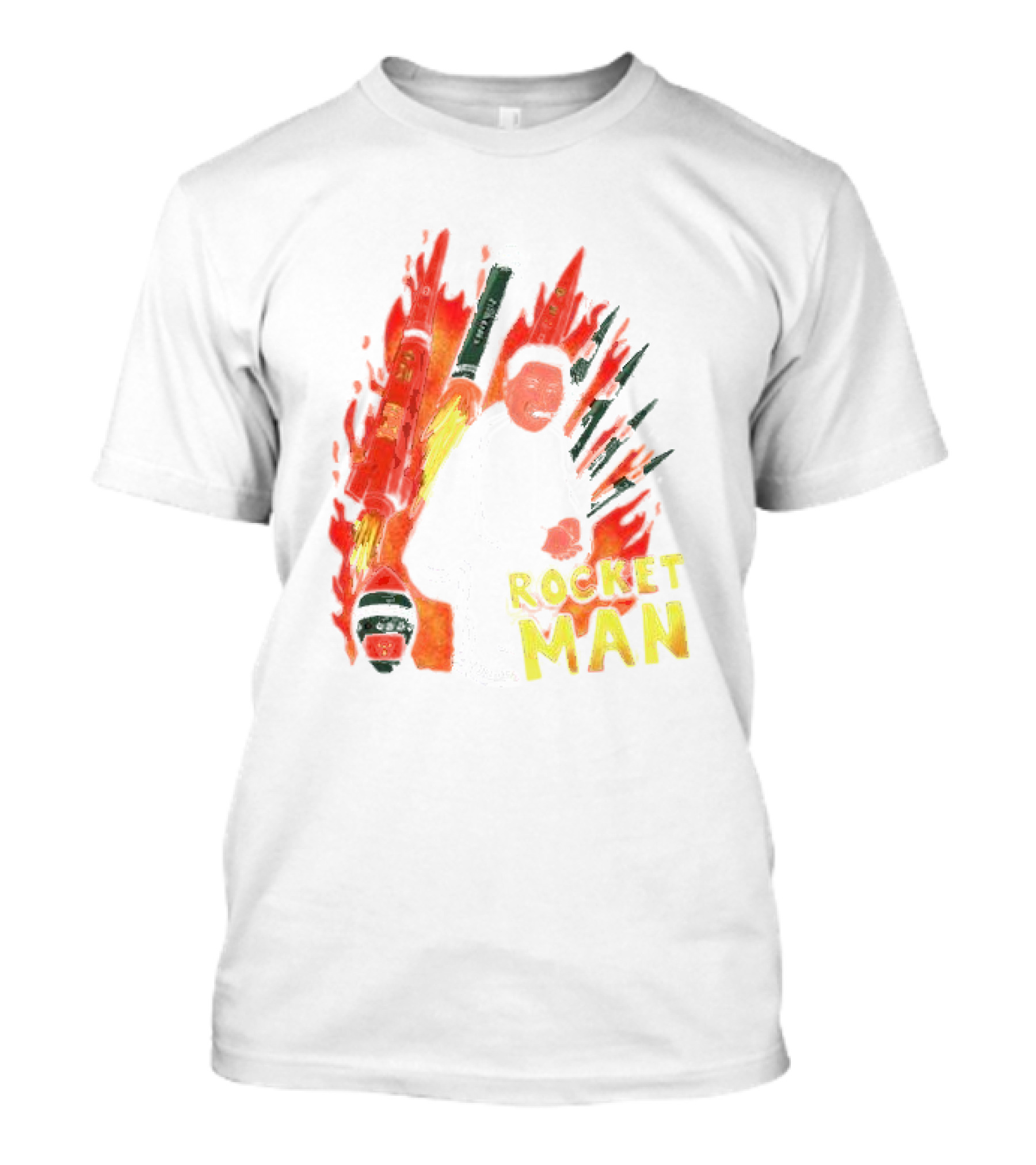 Penkmatters Rocket Man Korean Leader With Missiles T-Shirt