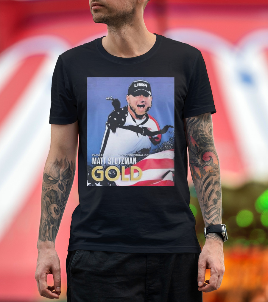 Matt Stutzman USA Para Archery Gold Takedown Individual Compound Open T-Shirt