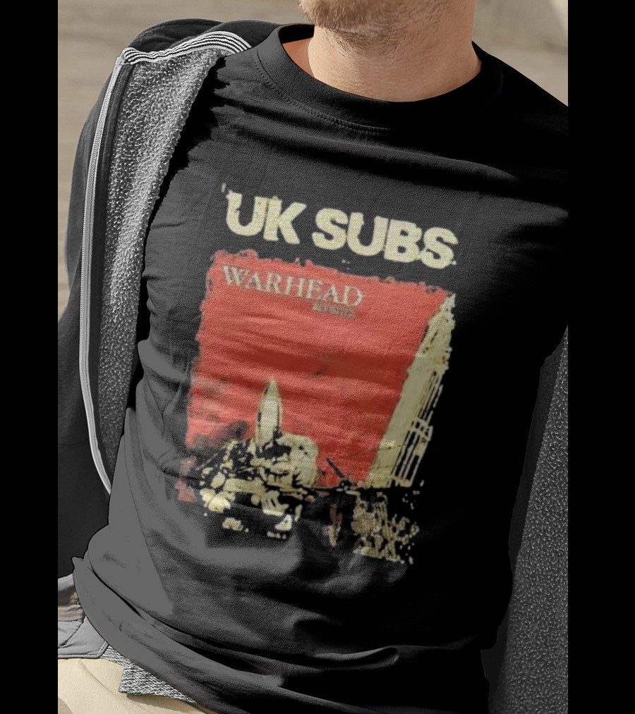 UK Subs Warhead Revisited Rocket T-Shirt