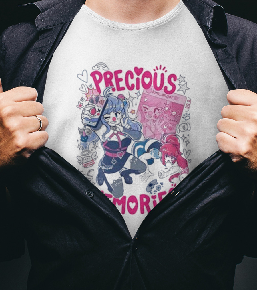 Precious Memories Kim_angel Anime Gaming Aesthetic T-Shirt