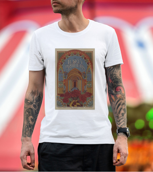 Premium T-Shirt: The Teskey Brothers Sept 5 2024 O2 Apollo Manchester UK Vintage Concert T-Shirt The Teskey Brothers Sept 5 2024 O2 Apollo Manchester UK Vintage Concert T-Shirt