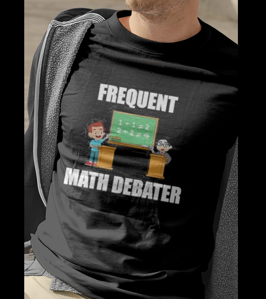 Frequent Math Debater Summerhays Bros Chalkboard Equation T-Shirt