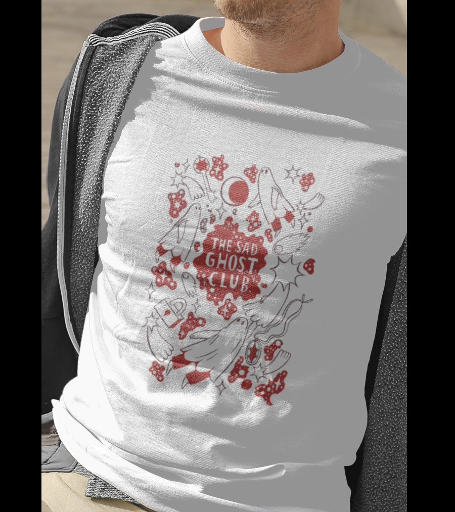 The Sad Ghost Club Moon Bats And Stars T-Shirt