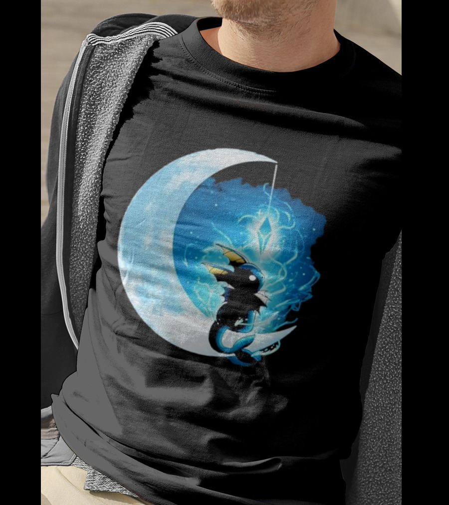 Water Stone Moon Dragon Vallina84 T-Shirt