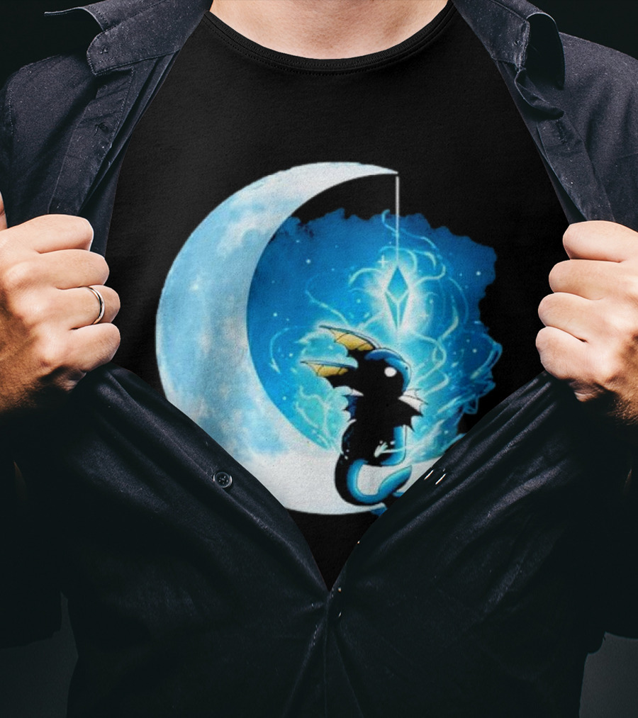 Water Stone Moon Dragon Vallina84 T-Shirt