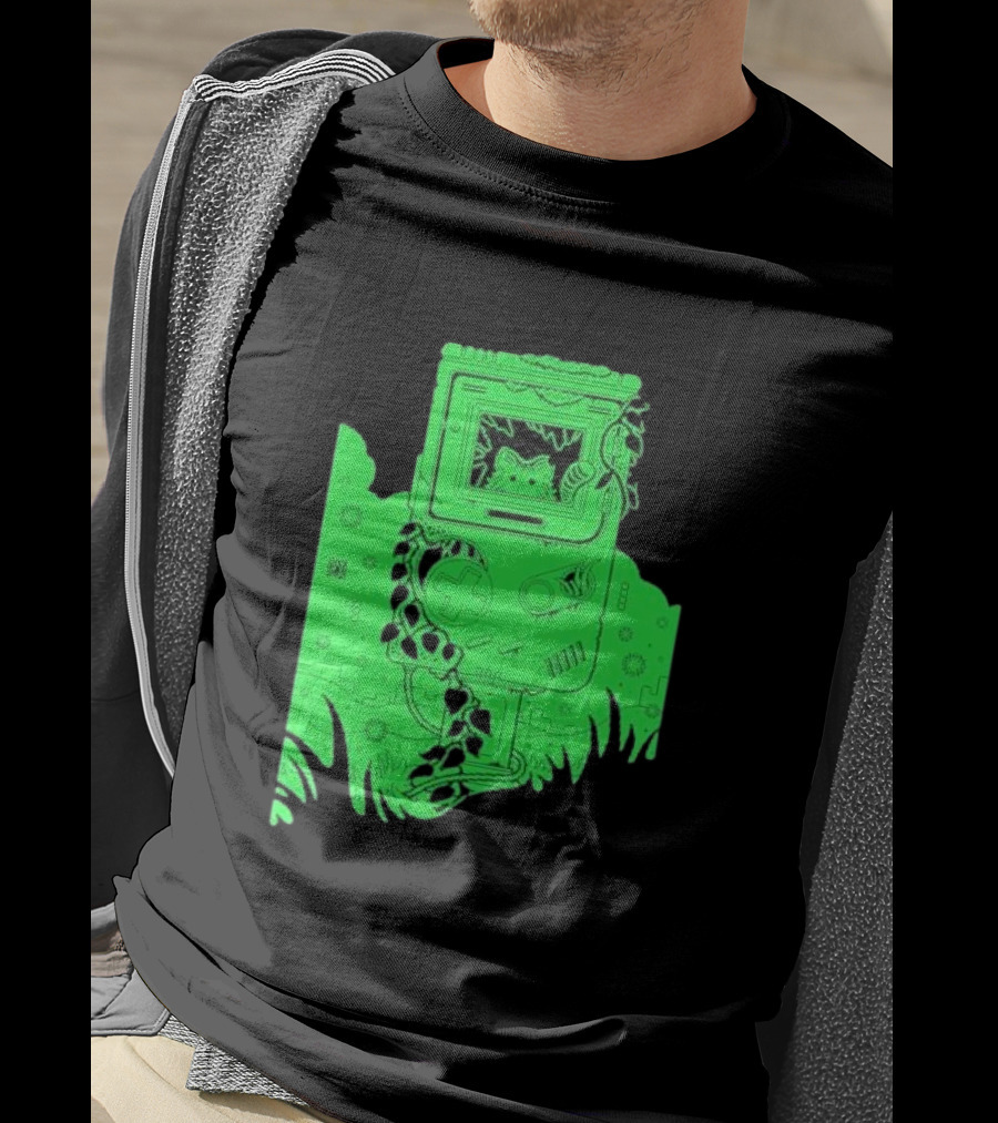 Abandoned Glow Retro Creature Drew Wise T-Shirt