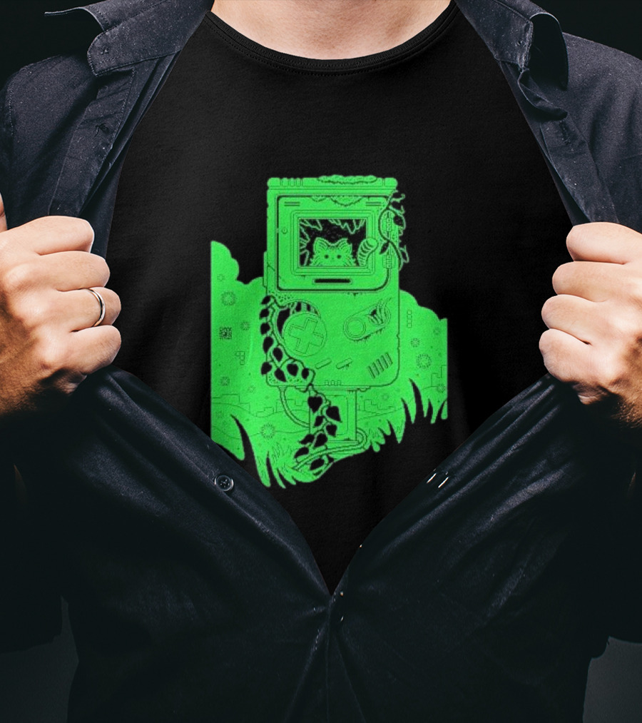 Abandoned Glow Retro Creature Drew Wise T-Shirt