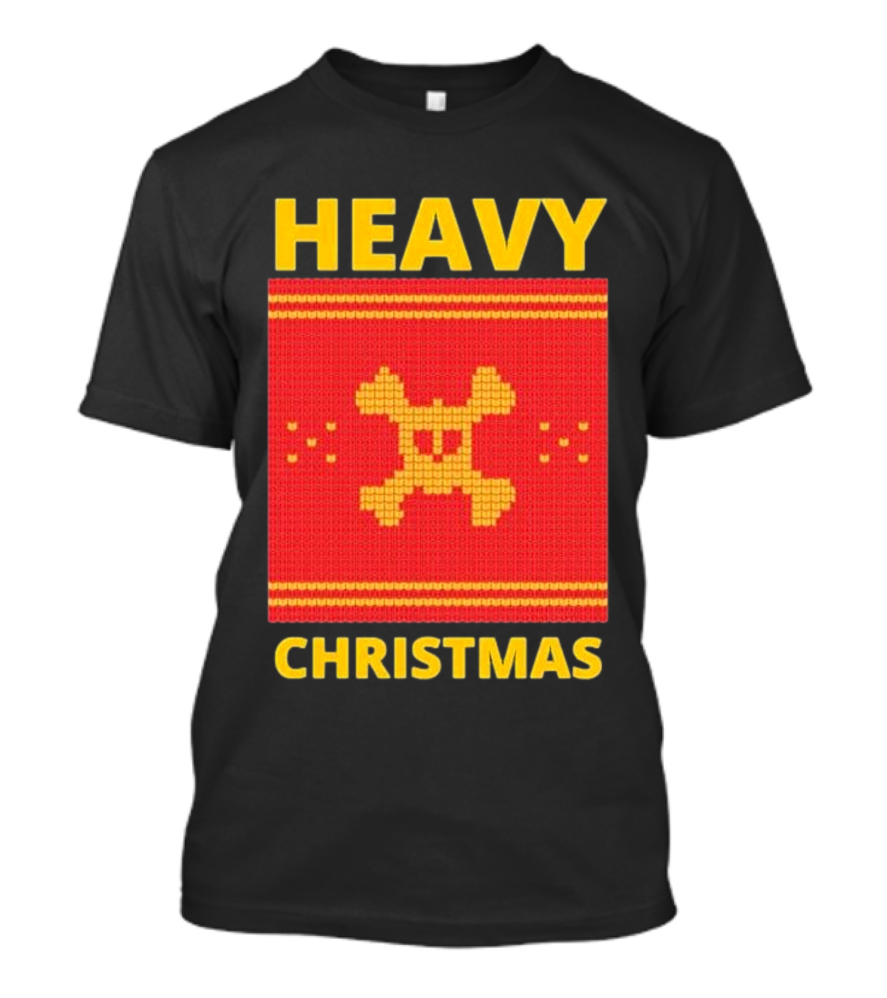 Heavy Metal Christmas Sweater Skull Design For Christmas Musical T-Shirt