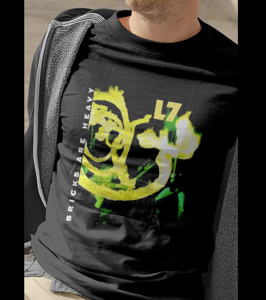 L7 Bricks Are Heavy Album Neon Graffiti T-Shirt