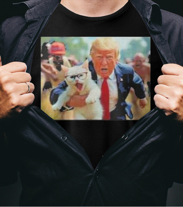 Dnaold Trump 2024 Save Catturd Cats From Being Eaten T-Shirt