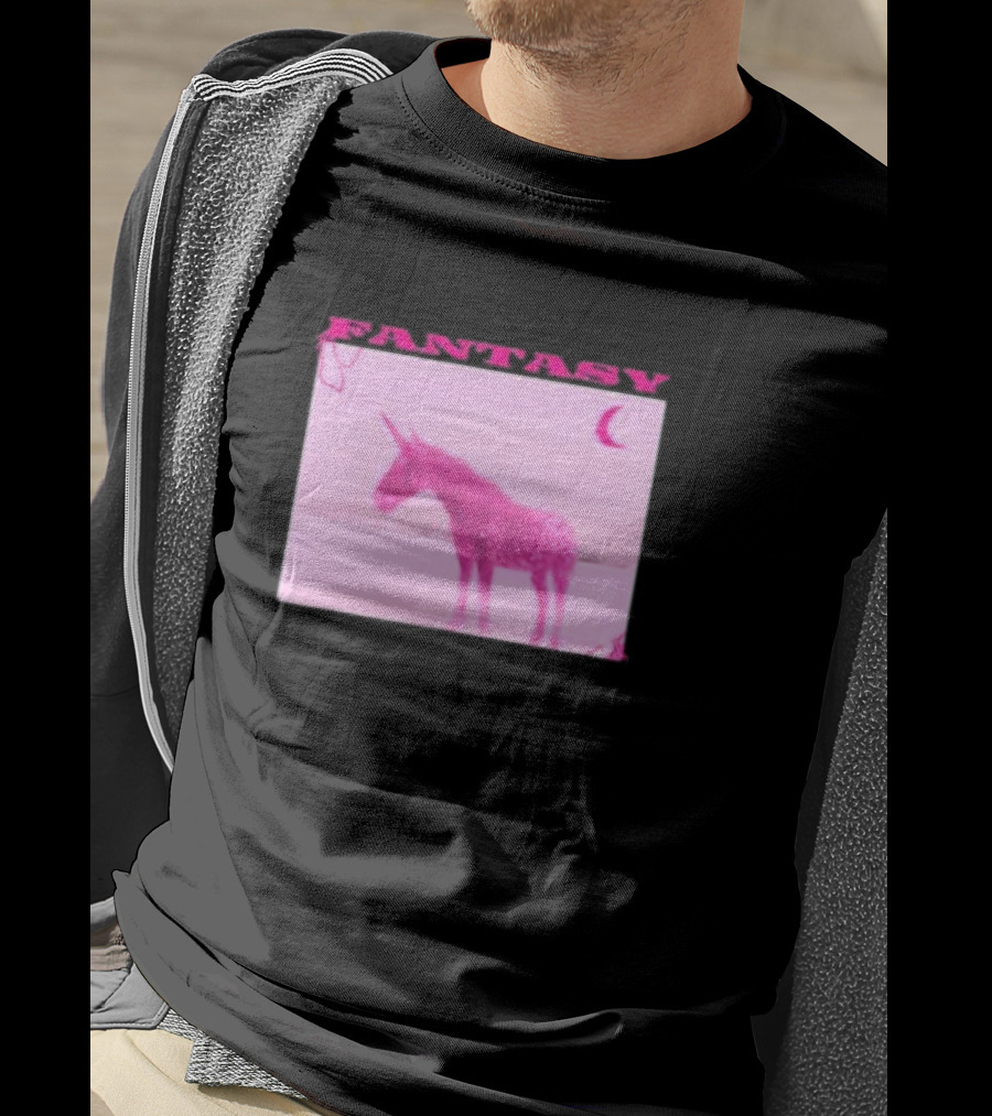 Fantasy Pink Unicorn Indigo De Souza T-Shirt