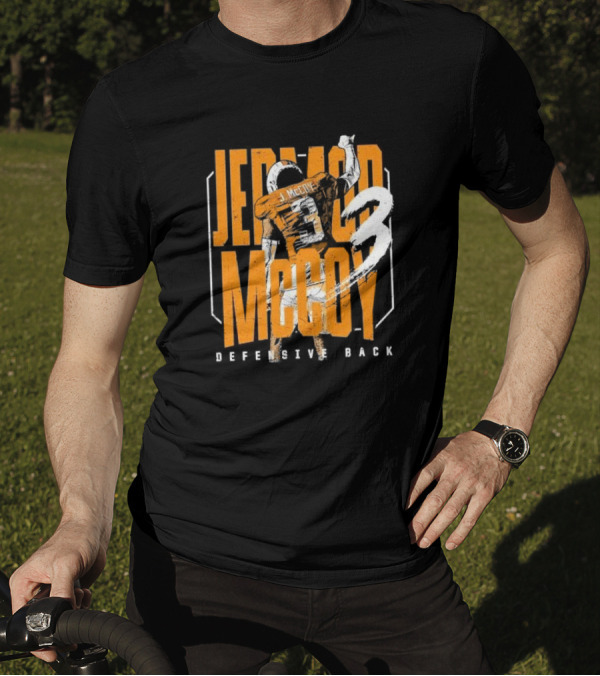 Jermod McCoy Defensive Back Number 3 College Player T-Shirt