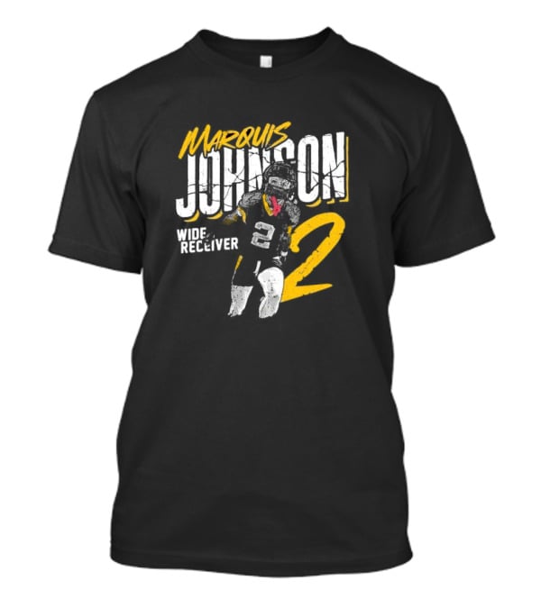 Marquis Johnson Wide Receiver 2 College Football Crack T-Shirt