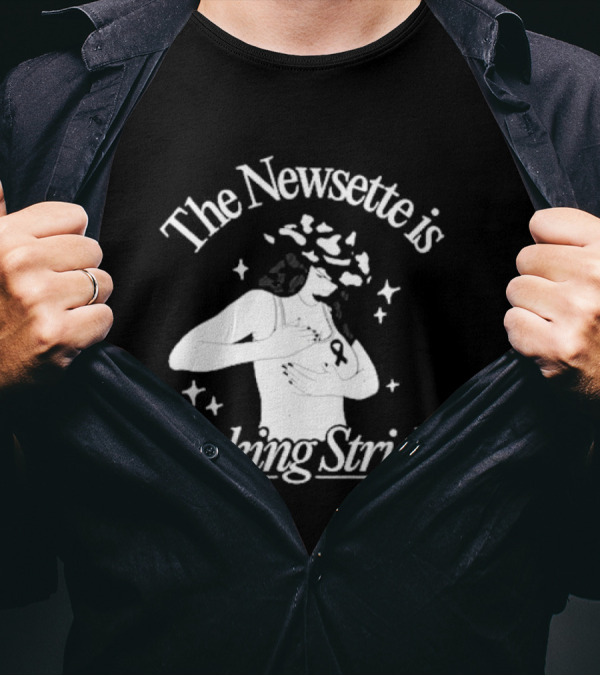 The Newsette Is Making Strides Breast Cancer Awareness T-Shirt