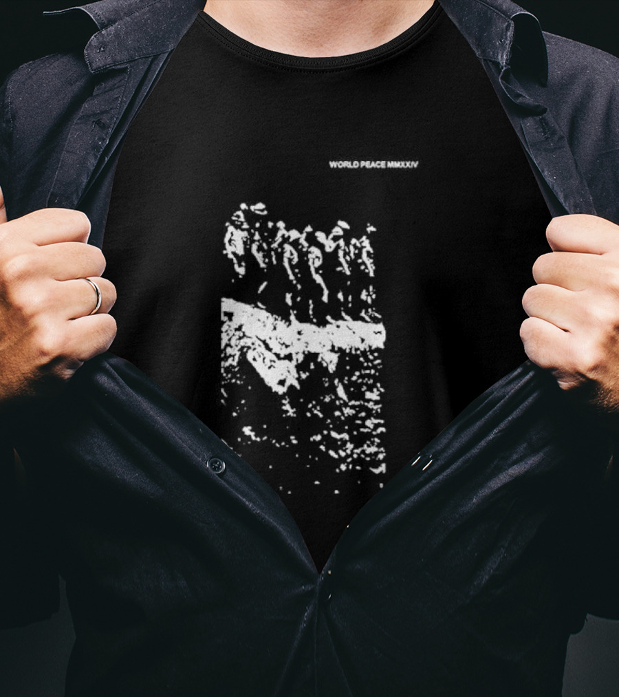 WORLD PEACE MMXXIV Pilgrimage Journey Unity T-Shirt