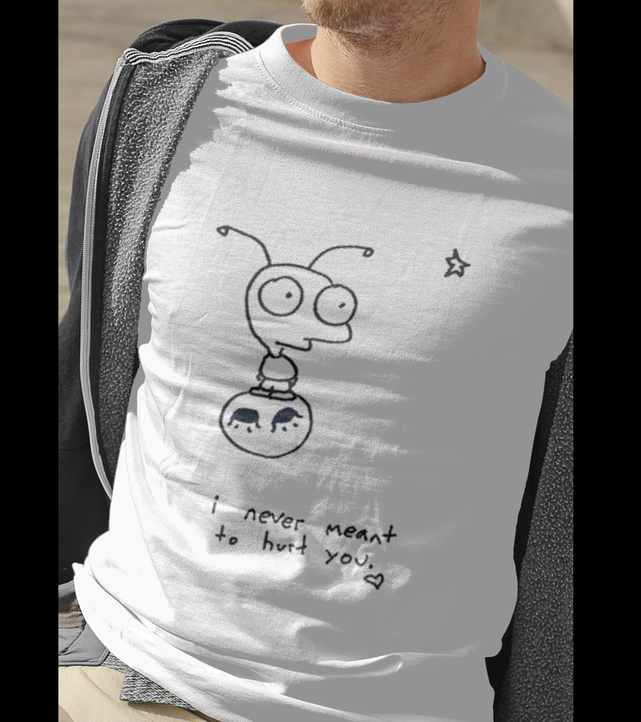 I Never Meant To Hurt You Cartoon Alien And Star T-Shirt