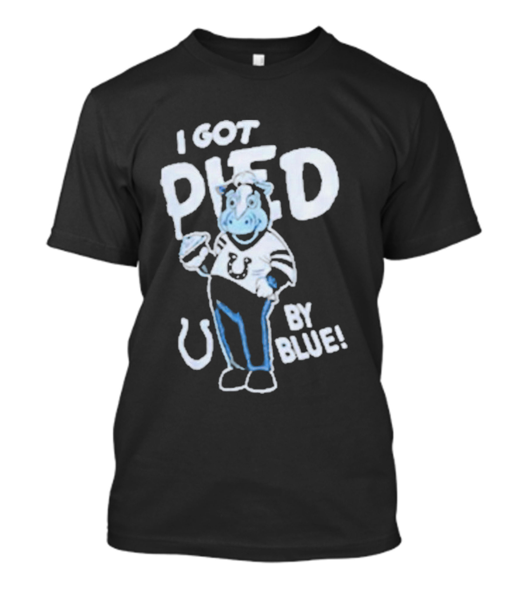 Indianapolis Colts I Got Pied By Blue Mascot T-Shirt