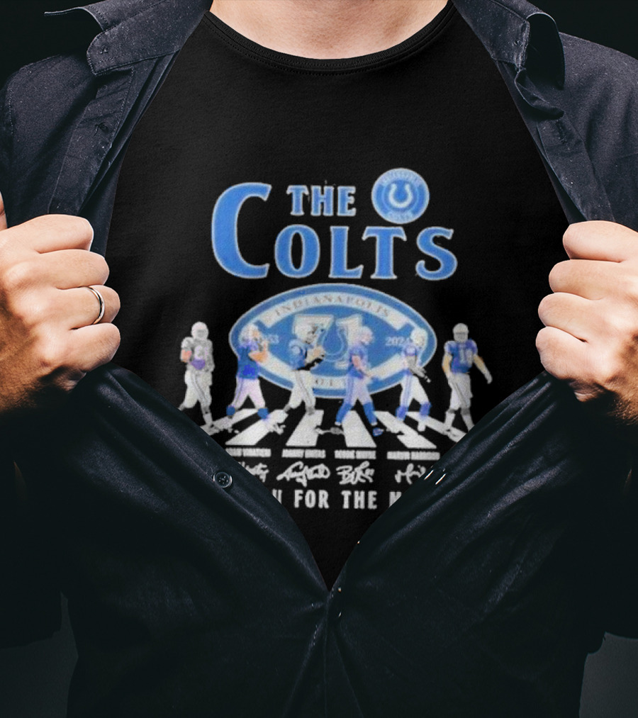 The Colts Indianapolis Colts Legends Thank You For The Memories T-Shirt