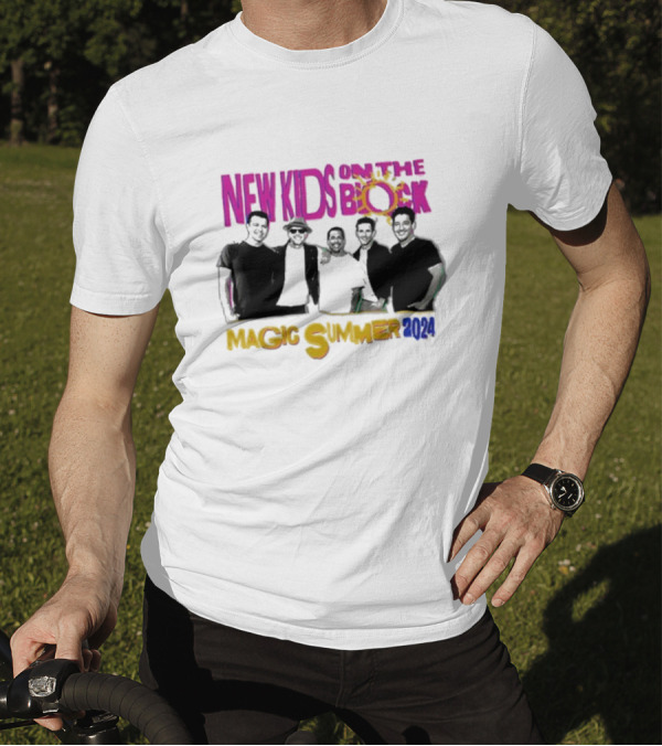 New Kids On The Block Magic Summer 2024 Neon Group T-Shirt