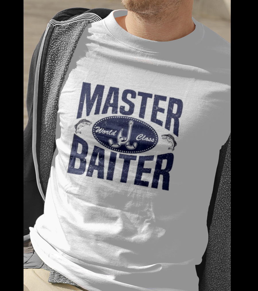 World Class Master Baiter Fishing Bait Hooks T-Shirt