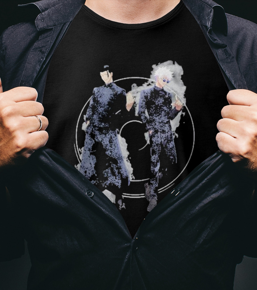 Jujutsu Kaisen Gojo Geto Betta Fish Circle T-Shirt