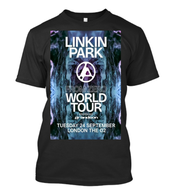 LINKIN PARK FROM ZERO WORLD TOUR WITH SPECIAL GUEST GRANDSON TUESDAY 24 SEPTEMBER LONDON THE O2 T-Shirt