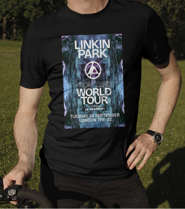 LINKIN PARK FROM ZERO WORLD TOUR WITH SPECIAL GUEST GRANDSON TUESDAY 24 SEPTEMBER LONDON THE O2 T-Shirt