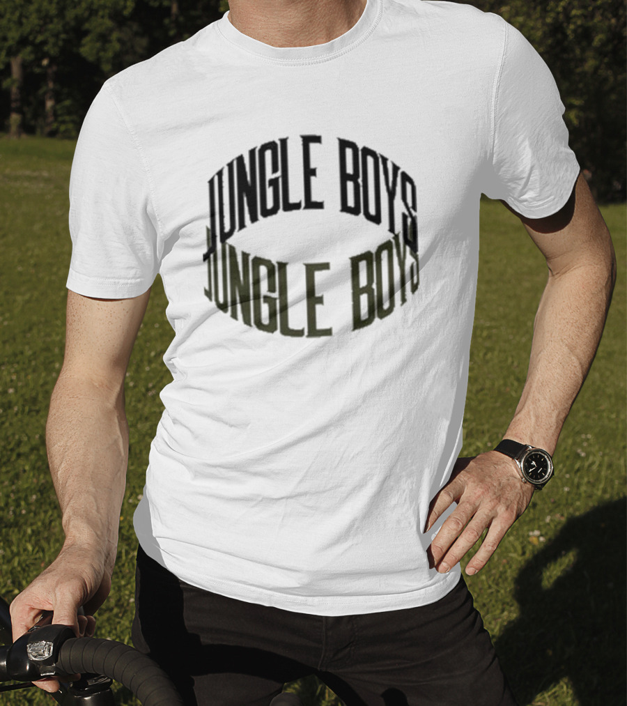 Jungle Boys 2D Optical Text Illusion T-Shirt