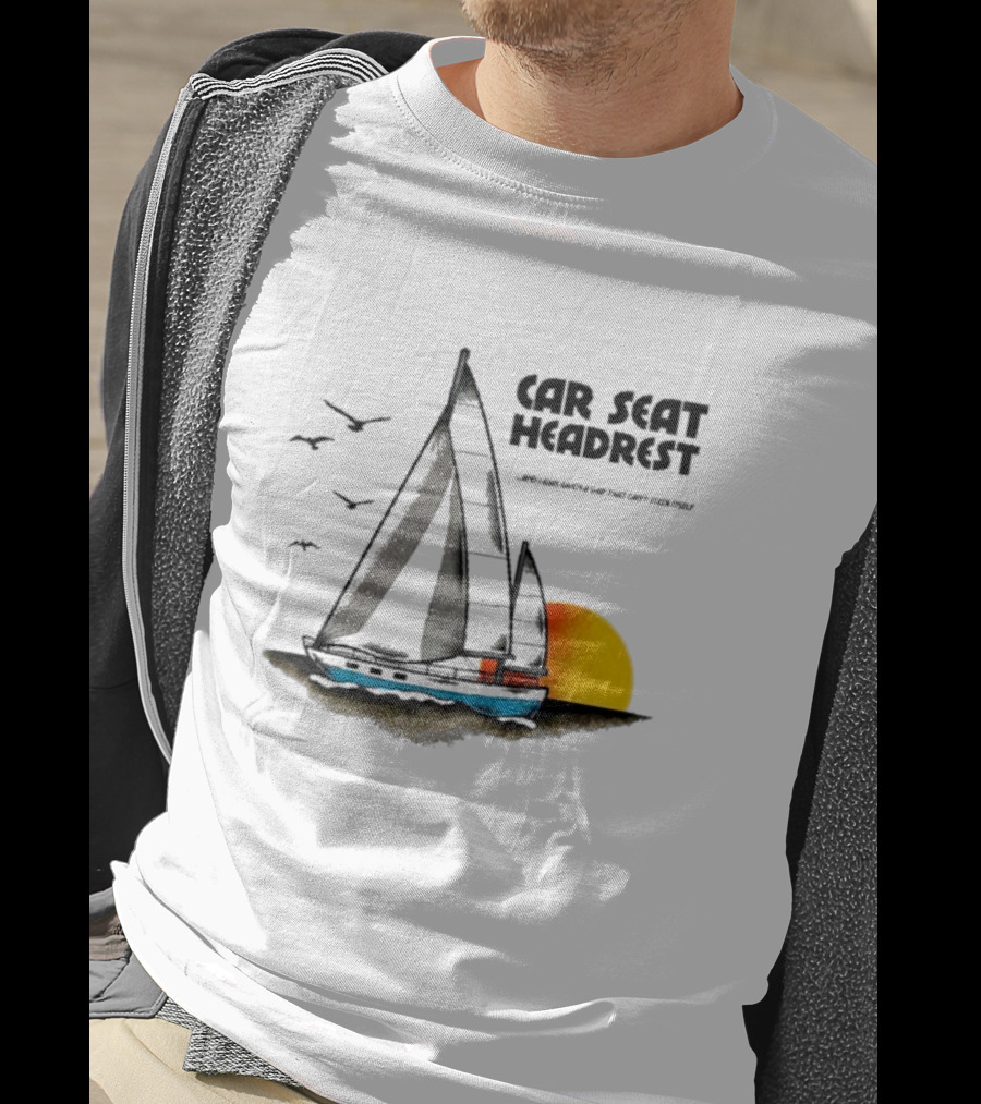 Car Seat Headrest Sunlit Sailing Adventure T-Shirt