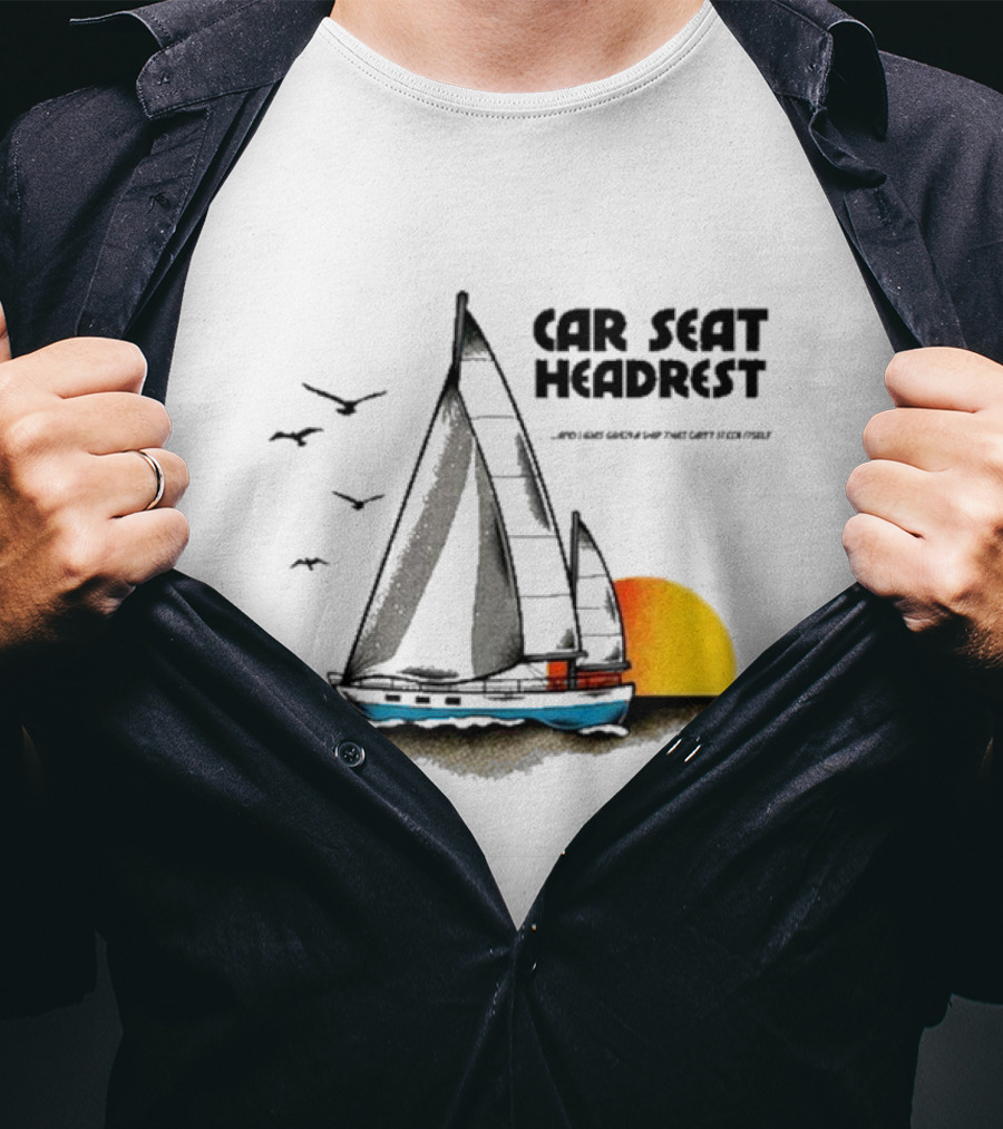 Car Seat Headrest Sunlit Sailing Adventure T-Shirt