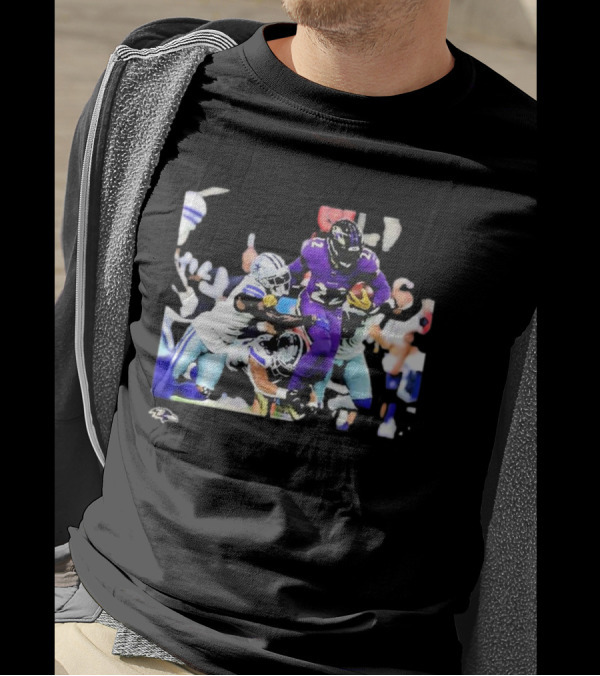 Derrick Henry Baltimore Ravens NFL Week 3 Action Play T-Shirt