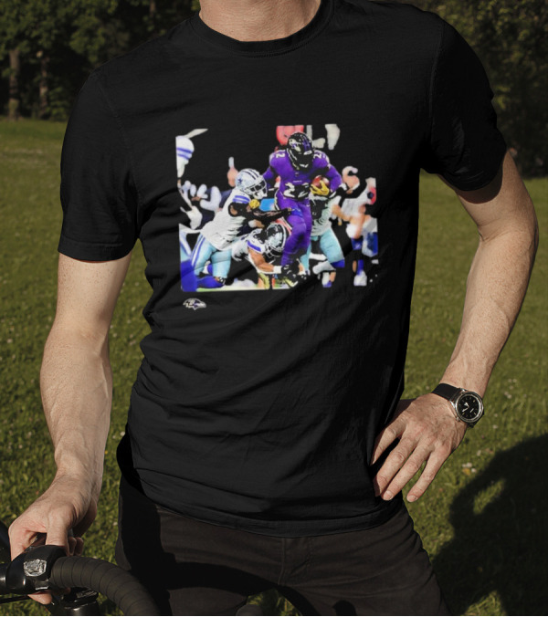 Derrick Henry Baltimore Ravens NFL Week 3 Action Play T-Shirt