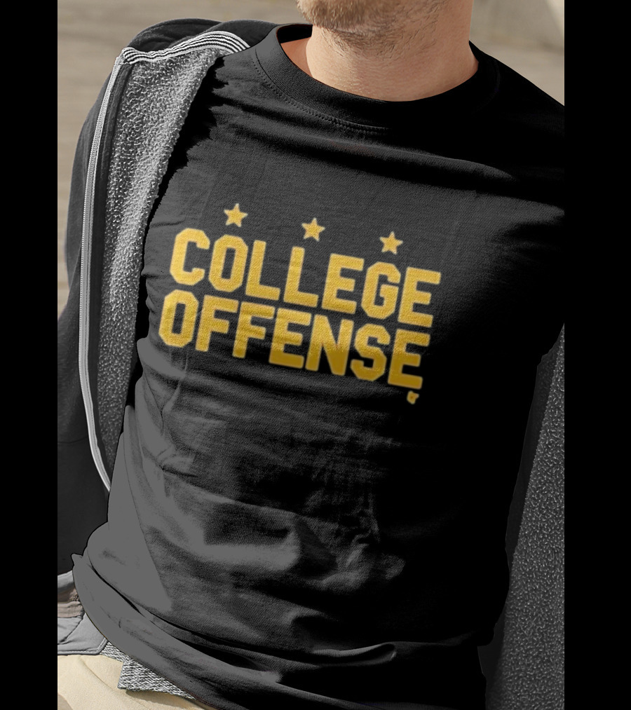 Washington College Offense Football Stars T-Shirt
