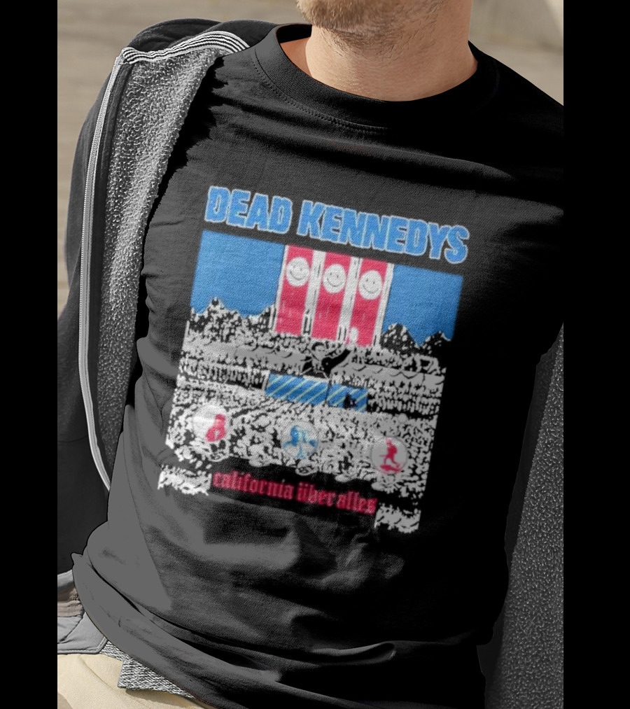 Dead Kennedys California Über Alles Smile Flags Punk T-Shirt
