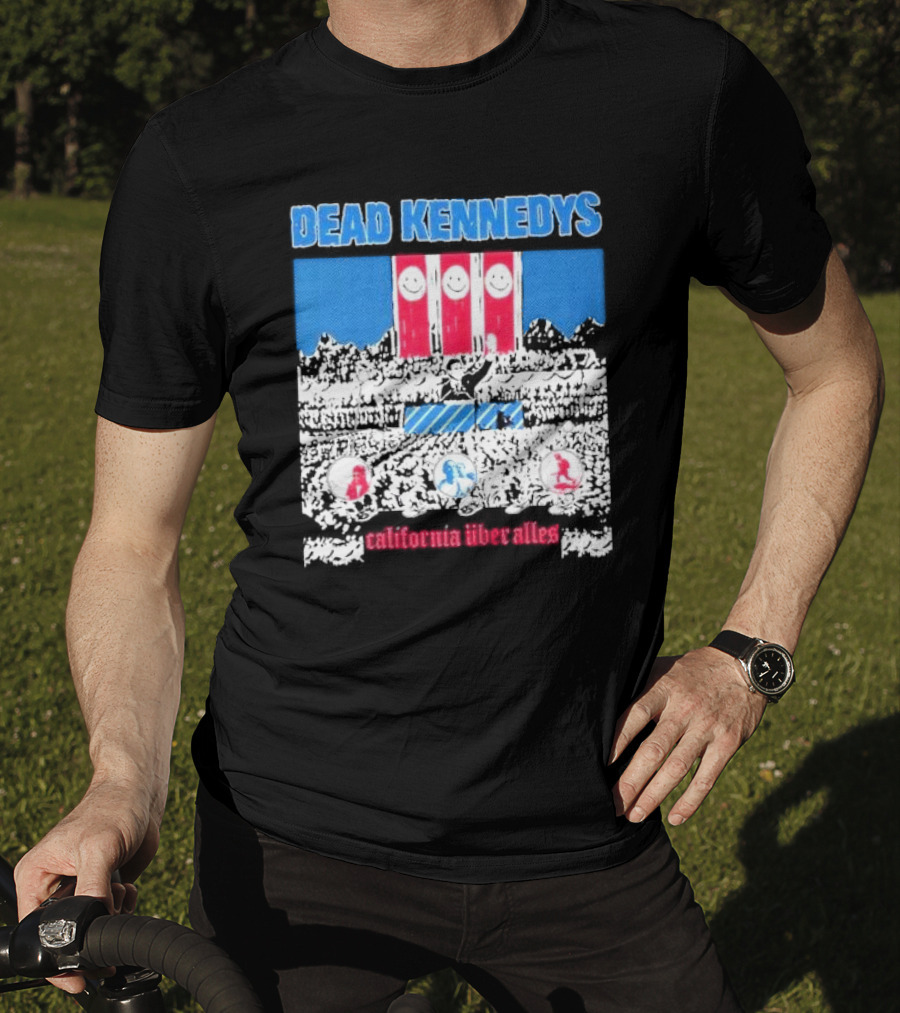 Dead Kennedys California Über Alles Smile Flags Punk T-Shirt