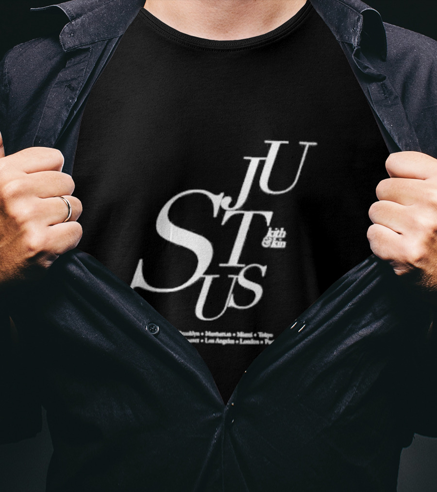 Kith Just Us Brooklyn Miami Tokyo Los Angeles Paris T-Shirt