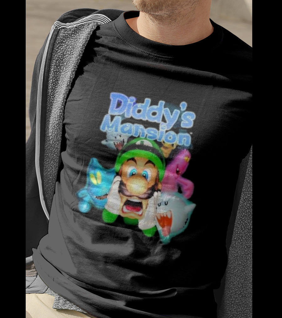 Diddy's Mansion Luigi Ghost Adventure T-Shirt