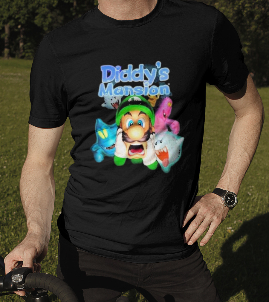 Diddy's Mansion Luigi Ghost Adventure T-Shirt