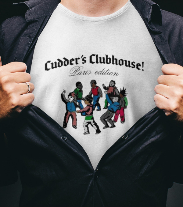 Cudder's Clubhouse Paris Edition Kid Cudi Man On The Moon The End Of Day 15th Anniversary Party T-Shirt