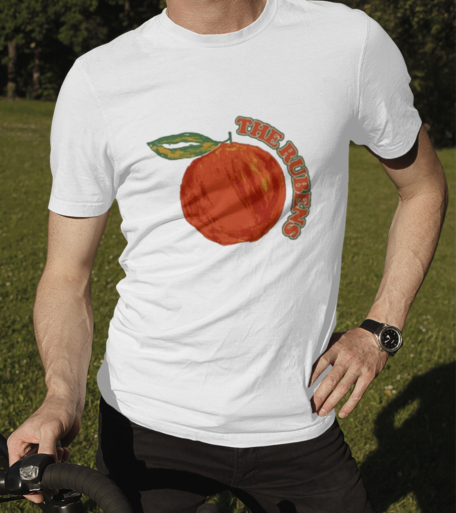 The Rubens Orange Artwork Soda T-Shirt