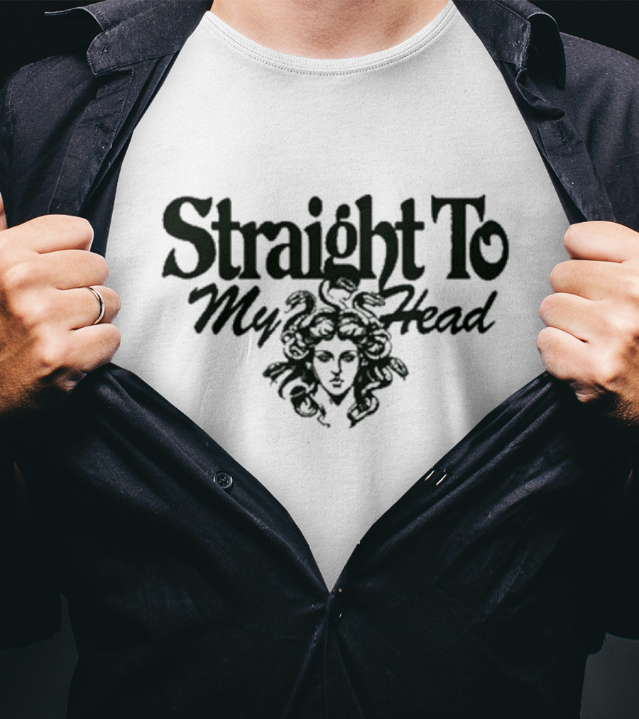 Straight To My Head Medusa Artwork By You Me At Six T-Shirt
