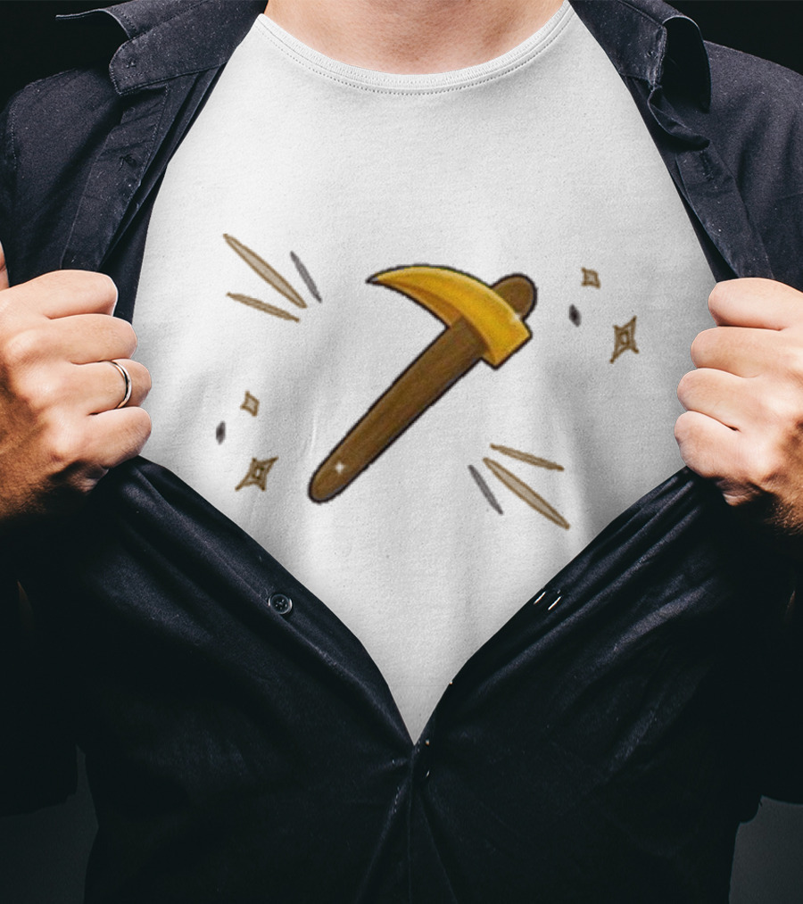 Christopher Escalante Golden Hoe Pickaxe Blast T-Shirt