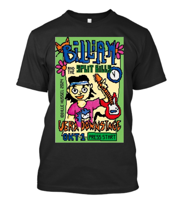Billiam And The Split Bills Vera Downstage Groningen Okt 1 2024 Press Start T-Shirt